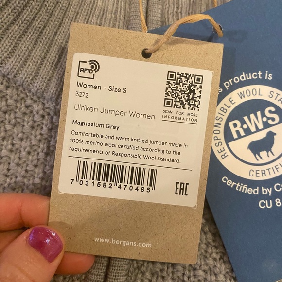 Bergans of Norway Women’s Ulriken 100% Merino Wool Jumper (NWT) - Picture 4 of 8